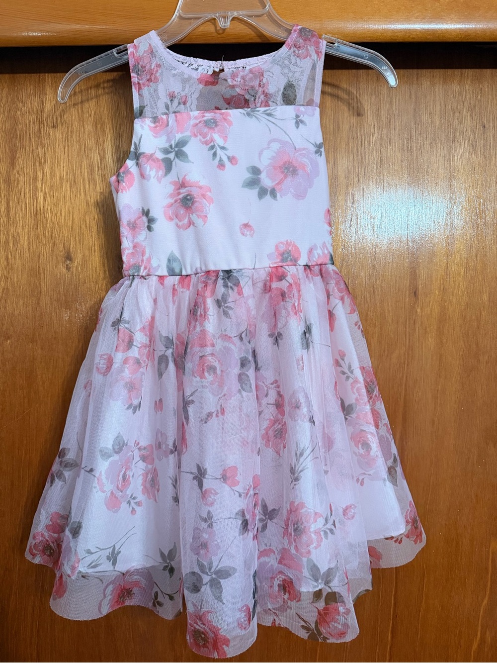 Zenzi Pink Floral Dress size M (7/8)